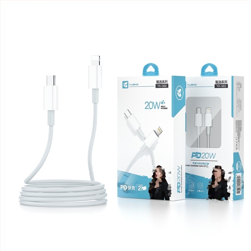 Feather High PD20W adatkábel Lightning/Micro USB/USB-C csatlakozókkal, 1–2 m, gyors töltés, iPhone 16-hoz