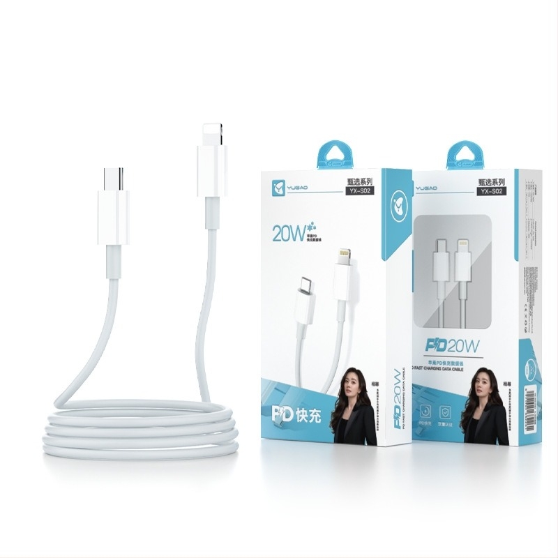 Feather High PD20W adatkábel Lightning/Micro USB/USB-C csatlakozókkal, 1–2 m, gyors töltés, iPhone 16-hoz