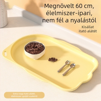 Vízálló, csúszásmentes etető alátét háziállatok számára – nagy méretű etető matrac macskáknak és kutyáknak