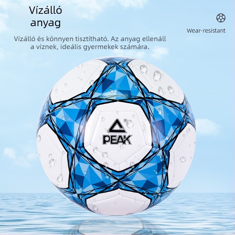 Peak futball 5-ös számú, felnőttek és gyerekek számára, szabvány méret, professzionális mérkőzés-edzés labda World Cup