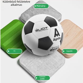 Angnette F1203 futball-labda, méret 5, gépi varrással, diákoknak, gyerekeknek és felnőtteknek edzésre, vizsgákra, mérkőzésekre és testnevelésre