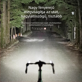 Tosuod kerékpár első lámpa éjszakai tekeréshez, vízálló, nagy fényerejű fény az országúti kerékpárhoz
