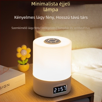 USB energiahatékony LED asztali lámpa szemvédővel, újratölthető éjjeli lámpa otthonra és kollégiumi szobába
