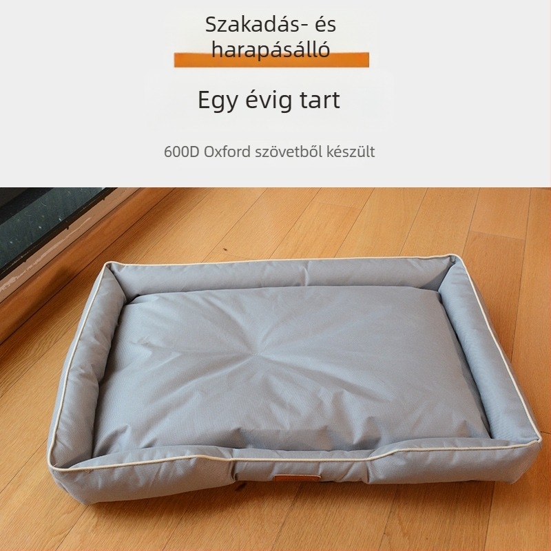 Rágásálló kutya ketrec hűsítő fekhely nagy testű kutyáknak, csúszásmentes és vízálló matrac, egész éves használatra