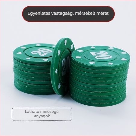 100 darab kevert poker zseton készlet Texas Hold’em és Mahjong játékokhoz – játékterembe