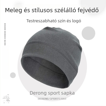 Derong sisak alatti meleg sapka őszi–téli szabadtéri sportokra, kerékpározáshoz, síeléshez és futáshoz