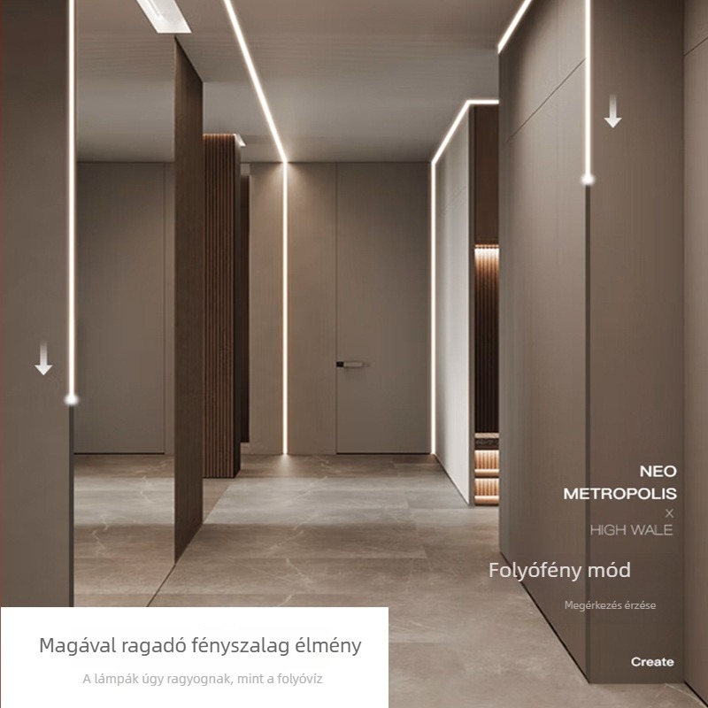 Rugalmas szilikon LED-szalag beépített vízálló lineáris fénnyel, 12V/24V kültéri lineáris világításhoz