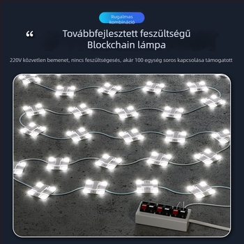Négyzet alakú LED reklámvilágító panel, 68×68 mm, 4W, 220V, diffúz visszaverődés, SMD3030, CRI 85, beltéri világítás