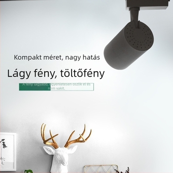 COB LED sín világítás állítható szöggel, diffúz LED sínlámpa ruházati üzletekhez és bevásárlóközpontokhoz
