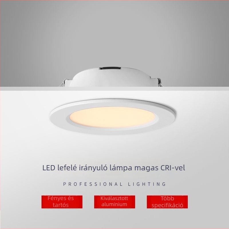 Nappaliba való ultra vékony LED beépített mennyezeti lámpa, magas színvisszaadási indexszel