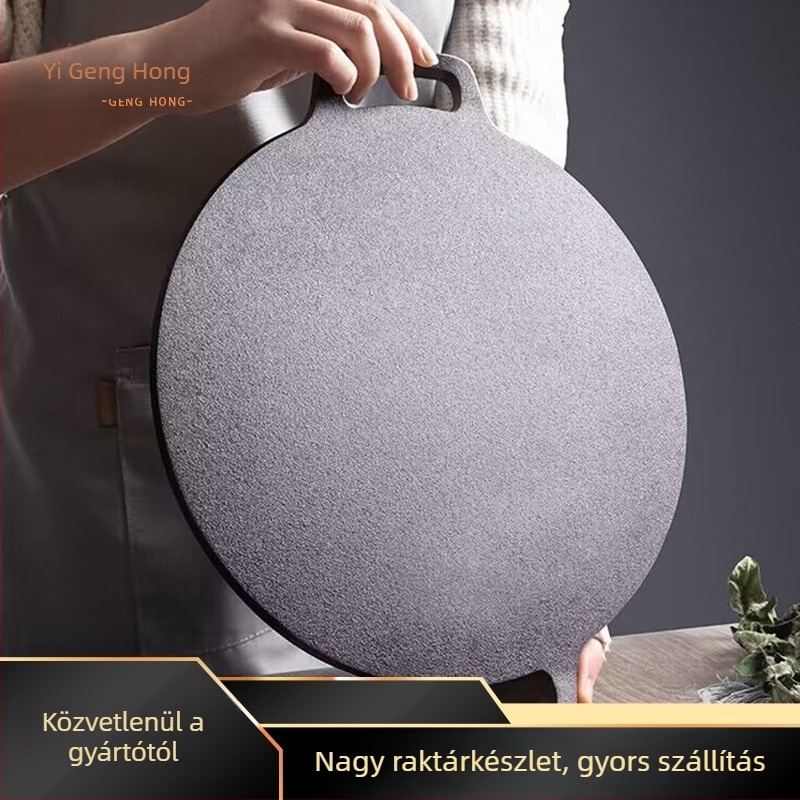 Öntöttvas palacsinta serpenyő többgabonás, kínai stílusú, sík aljzat, tapadásmentes