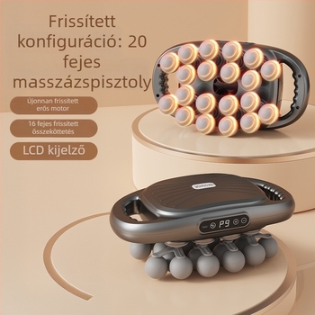 20- és 16-fejű fascia masszírozó a teljes test masszázshoz, professzionális szint