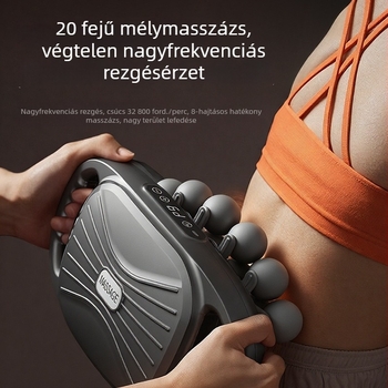 20- és 16-fejű fascia masszírozó a teljes test masszázshoz, professzionális szint
