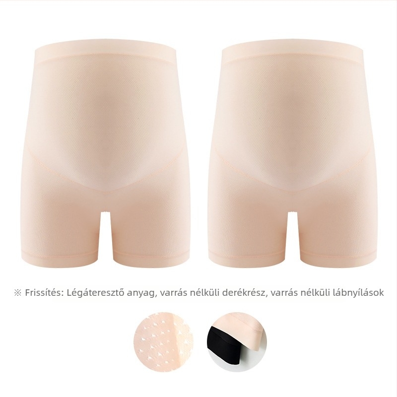 Személyre szabott kismama biztonsági leggings – nyári vékony, varrás nélküli, has támogatással