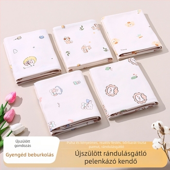 Jingqi 100% pamut babafogó kendő – vékony, egész éves használatra, Típus A