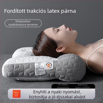 Latex nyaki gerincvédő párna belső maggal - pár, téglalap alakú, magasság 5-10 cm, súly 0,5-1 kg, felnőtteknek