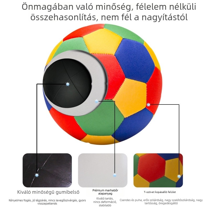 Gyerekeknek szánt 8 hüvelykes No. 4 futball-labda, puha és biztonságos, diving anyagból