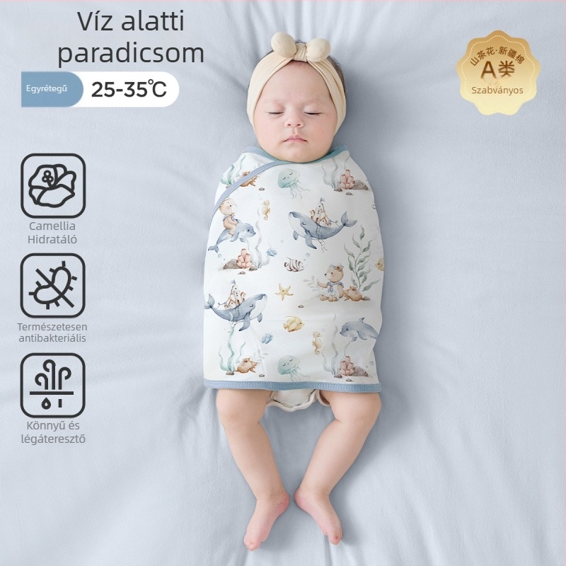 Jingqi babaszundózsák, könnyű nyári wrap újszülötteknek, alvássegítő anti-startle tavasszal