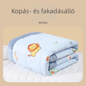 Bean Blanket – Vastag kötött pamut takaró babáknak és 3–8 éves gyerekeknek, gépben mosható, őszi-téli időszakra