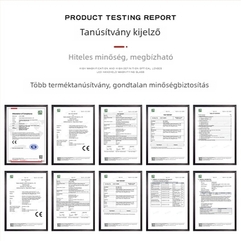 9882(RD) Mini hordozható zseb-mikroszkóp UV bankjegy-detektorral és LED lámpával, 60× nagyítás, ékszerek és kulturális relikviák azonosításához