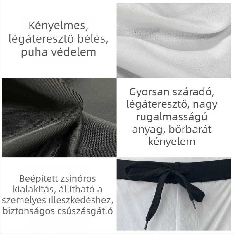 Férfi gyorsan száradó strandnadrág, boxer-stílus, nagy méret