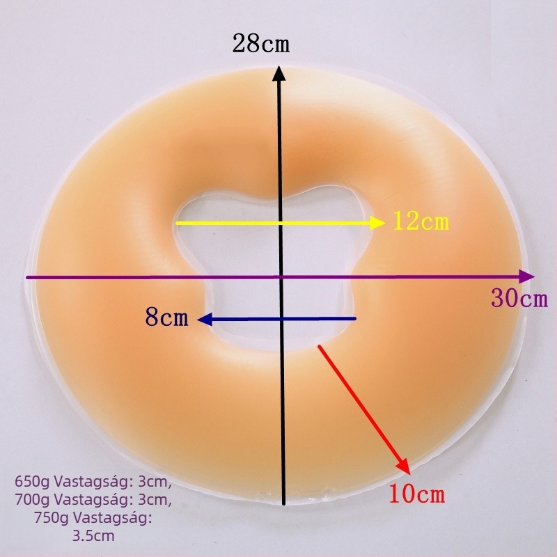 Kerek latex párna arc felé lefelé kozmetikai szalonok számára, testreszabható, természetes latex több mint 90%