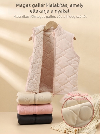 Gyerekeknek való őszi–téli fleece-bélelt mellény
