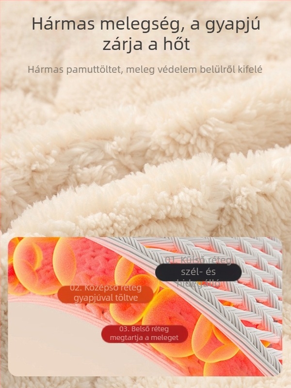 Gyerekeknek való őszi–téli fleece-bélelt mellény