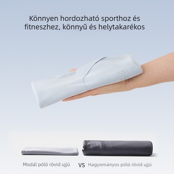 Férfi ujjatlan felső — Mulberry selyem és modal keveréke, könnyű alapréteg, kerek nyakú, sportos stílus