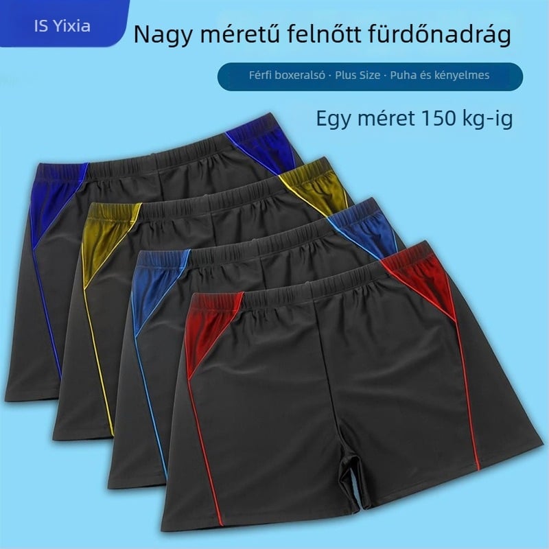 Férfi fürdőnadrág színes blokkokkal, XL méret