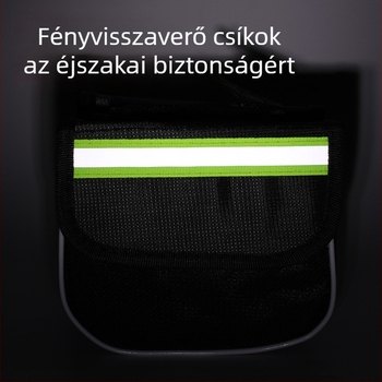 XW vászon 3‑in‑1 hegymászókerékpár táska: felsőcső és nyeregtáska kemény héjjal, méretek 15,5×5×12 cm