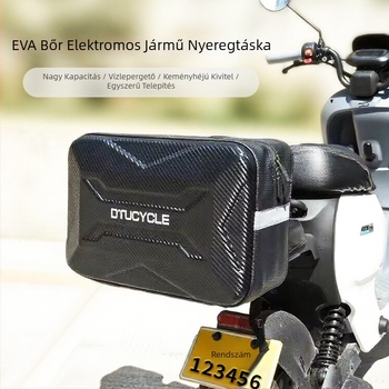Dtucycle EVA merev héjú, vízálló hátsó táska elektromos kerékpárokhoz, nagy kapacitás, béléses