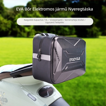 Dtucycle EVA merev héjú, vízálló hátsó táska elektromos kerékpárokhoz, nagy kapacitás, béléses