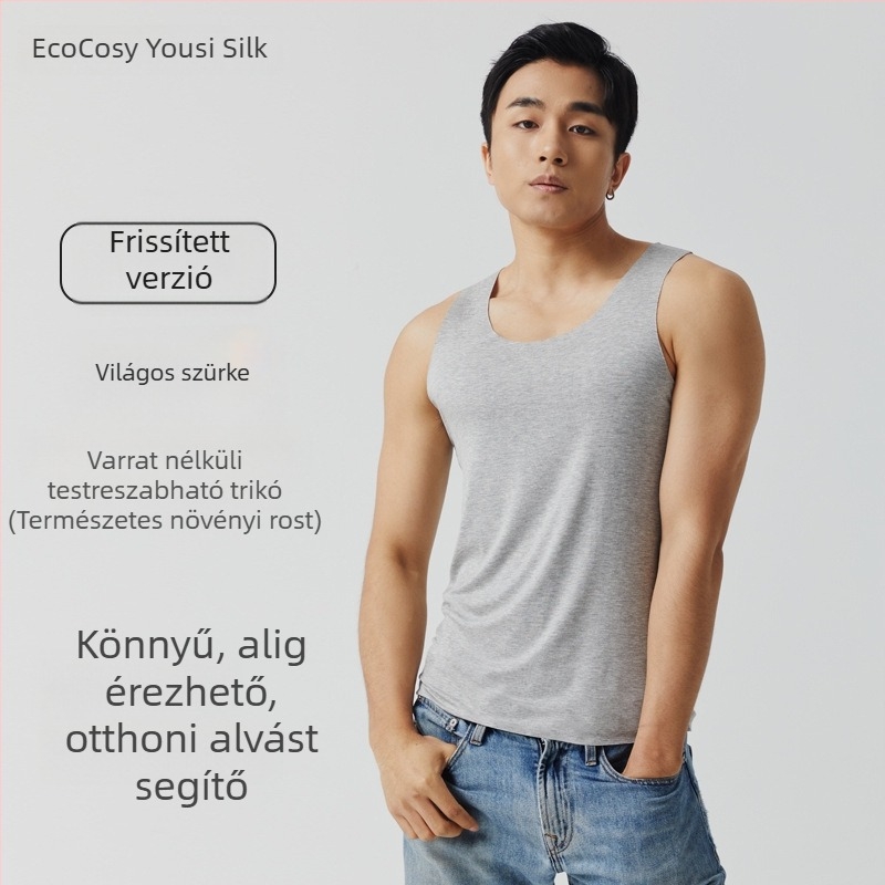 Ecocos férfi ujjatlan felső nyárra, vékony, karcsú szabás, casual, XL