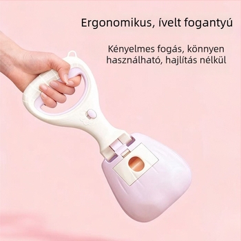 Hordozható kutyapiszokgyűjtő zacskókkal – kültéri használatra