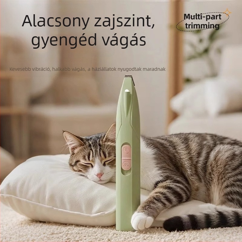 Macska- és kutyatalp szőrvágó, karmaápolás és csomóoldás funkcióval