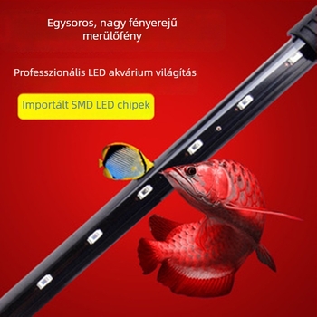 LED akváriumi fény növényeknek, merülő és felületi használatra, vízálló lámpa