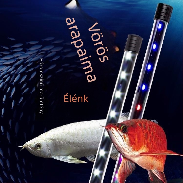 LED akváriumi fény növényeknek, merülő és felületi használatra, vízálló lámpa