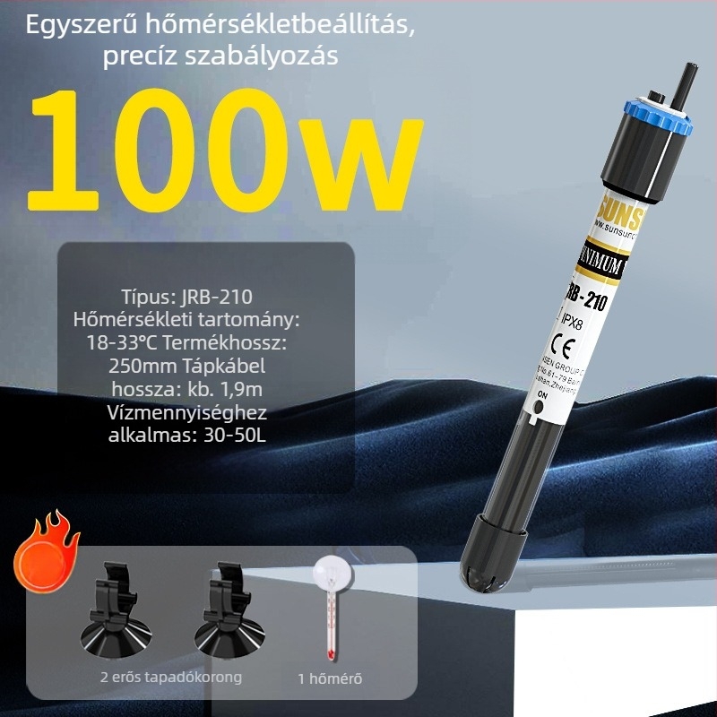 JRB sorozat kvarc akváriumfűtőpálca