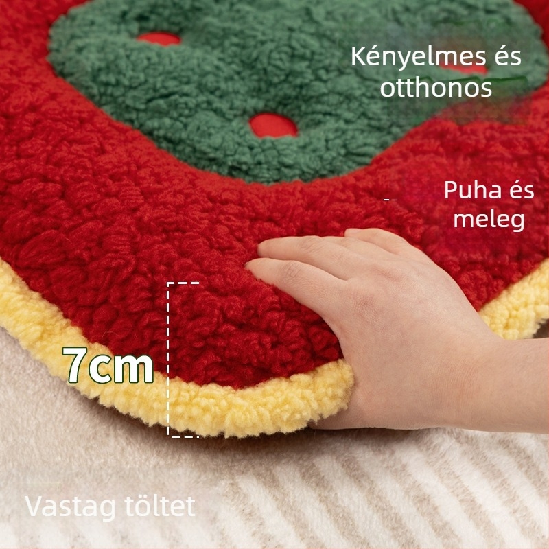 Karácsonyi matrac macskáknak és kutyáknak – vastag, meleg fekhely