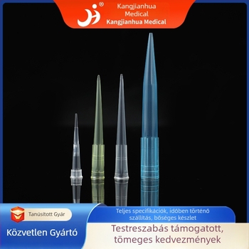Dobozos szűrőcsúcsok 10 mL–10 mL-es pipettahegyek, laboratóriumi használatra