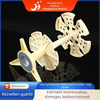 Korong alakú pipettatároló, 6 darabos készlet, összeszerelhető és forgatható, többfunkciós pipettatároló