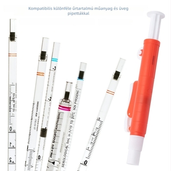Állítható kézi pipetta 0,1–100 ml laboratóriumi használatra