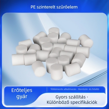PE szinterezett szűrőelem pipettavégekhez – különböző méretek