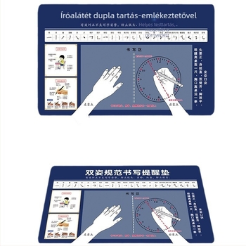 Gyerekeknek készült írási pad a helyes testtartásért, logó testreszabással