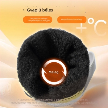 Légáteresztő magas talpú kutyacipő nagytestű kutyáknak, fleece béléssel, szennyeződés- és kopásálló, ősz–télre