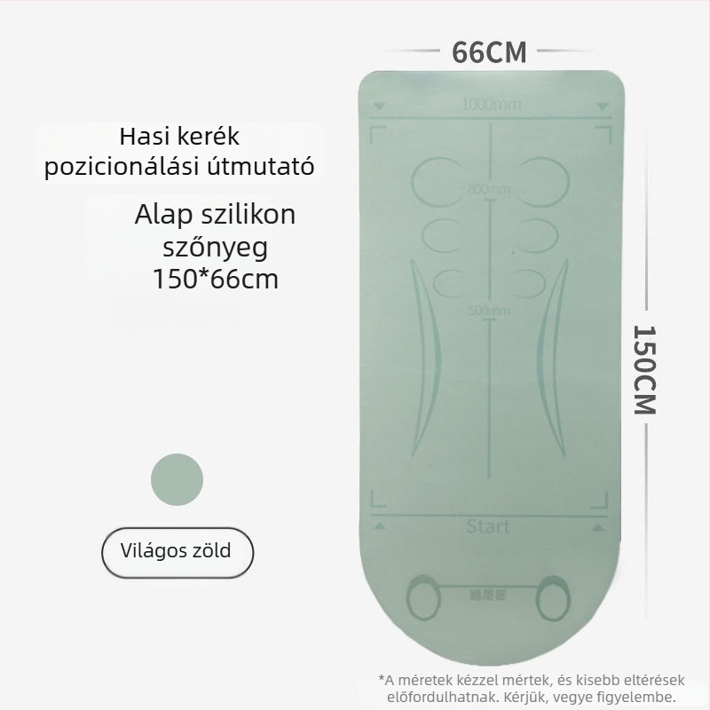 Hasizom kerékhez tervezett matrac, ütéscsillapító, csúszásmentes, széles és vastag, otthoni edzéshez és jóga