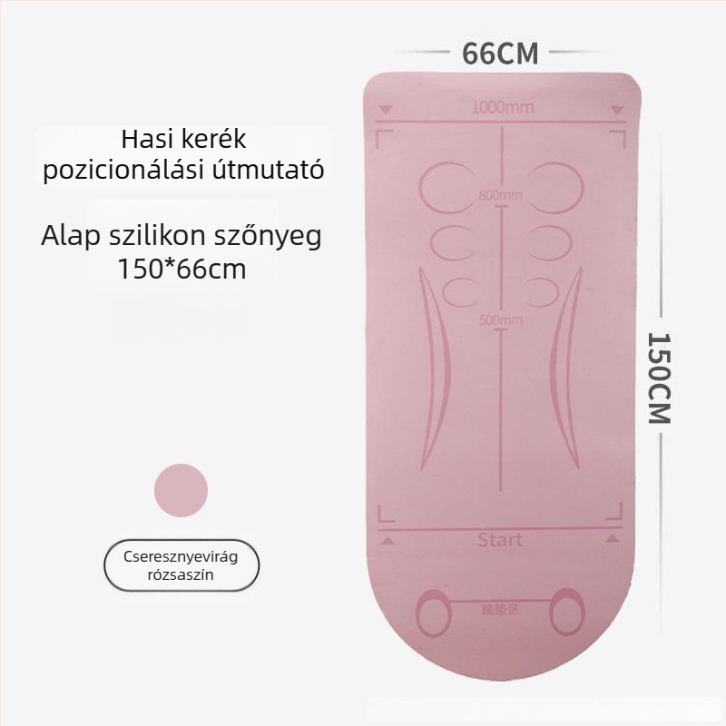 Hasizom kerékhez tervezett matrac, ütéscsillapító, csúszásmentes, széles és vastag, otthoni edzéshez és jóga