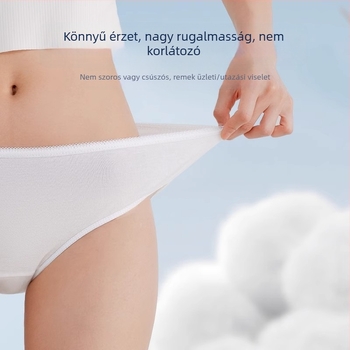 Női egyszer használatos fehérnemű, EO-sterilizált, egyedi csomagolásban, utazáshoz ideális, szülés utáni használatra