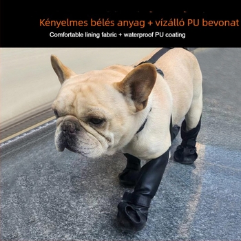 Vízálló kutyacipő, csúszásmentes, minden évszakra, dekoratív kutyáknak